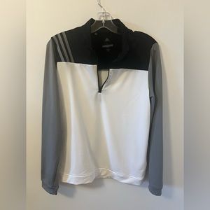 Adidas boys size large, 1/4 zip golf shirt.